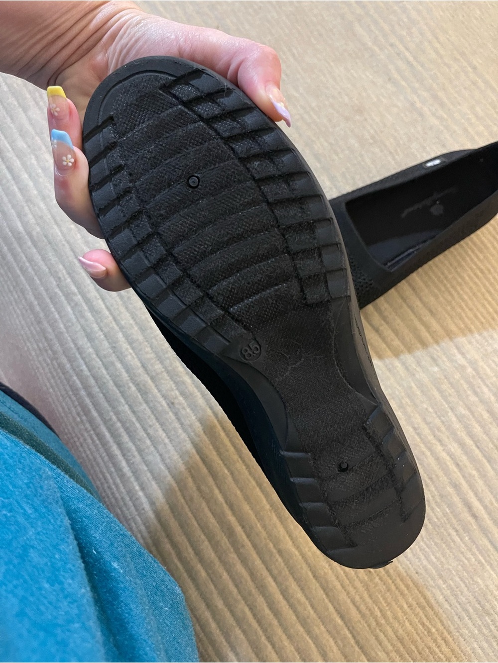 Tommy Bahama Lizzie Wedge Shoes Womens 8.5 Black Comfort Memory Foam - Picture 7 of 7